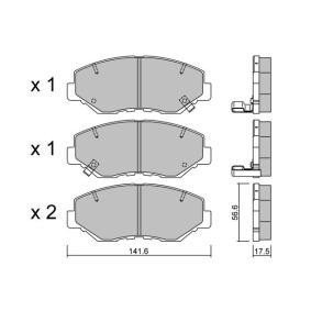 Acquista Kit pastiglie freni da AISIN BPHO-1908 a buon mercato per soli 38,88 €
