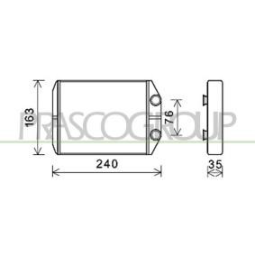 Achetez des Radiateur de chauffage PRASCO DA730H001 à prix pour 72,31 €
