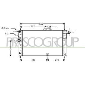 Achetez des Radiateur du moteur PRASCO DW001R001 à prix pour 157,88 €