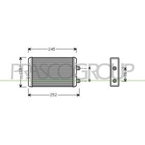 Acquista Scambiatore calore per riscaldamento abitacolo da PRASCO FT133H001 a buon mercato per soli 26,36 €