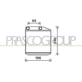 Acquista Scambiatore calore per riscaldamento abitacolo da PRASCO FT342H001 a buon mercato per soli 43,67 €