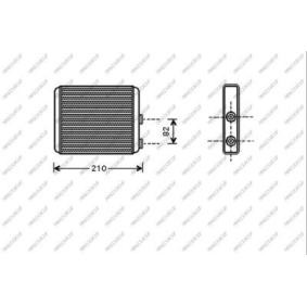 Acquista Scambiatore calore per riscaldamento abitacolo da PRASCO OP350H001 a buon mercato per soli 29,02 €