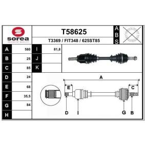 Comprar Árbol de transmisión de EAI T58625 a bajo precio de 164,00 €