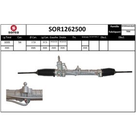 Achetez des Crémaillère de direction SNRA SOR1262500 à prix pour 417,43 €