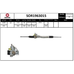 Achetez des Crémaillère de direction SNRA SOR1963015 à prix pour 453,80 €