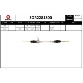 Acquista Scatola sterzo da SNRA SOR2281300 a buon mercato per soli 177,66 €