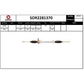 Acquista Scatola sterzo da SNRA SOR2281370 a buon mercato per soli 187,31 €