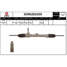 Achetez des Crémaillère de direction SNRA SOR6265350 à prix pour 206,04 €