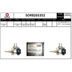 Acquista Piantone sterzo + servosterzo elettrico da SNRA SOR8265352 a buon mercato per soli 569,69 €