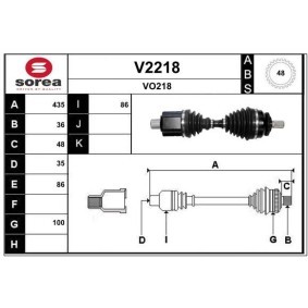 Acquista Semiasse da SNRA V2218 a buon mercato per soli 236,03 €