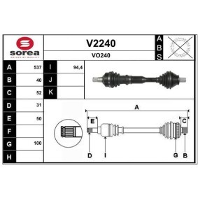 Acquista Semiasse da SNRA V2240 a buon mercato per soli 256,91 €