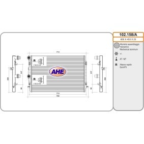 Acquista Radiatore motore da AHE 102.158/A a buon mercato per soli 134,98 €