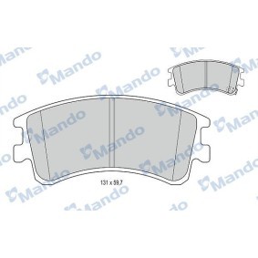 Achetez des Plaquettes de frein Mando MBF015637 à prix pour 43,97 €