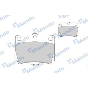 Achetez des Plaquettes de frein Mando MBF015716 à prix pour 43,71 €