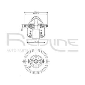 KIA Kühlwasserthermostat von RED-LINE