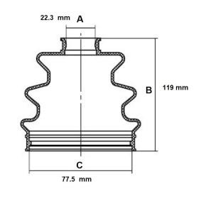 Achetez des Jeu de joint-soufflet, arbre de commande RED-LINE 59CV007 à prix pour 19,93 €