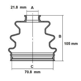 Achetez des Jeu de joint-soufflet, arbre de commande RED-LINE 59CV008 à prix pour 50,26 €