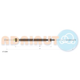Acquista Cavo freno a mano da ADRIAUTO 07.0298 a buon mercato per soli 16,40 €