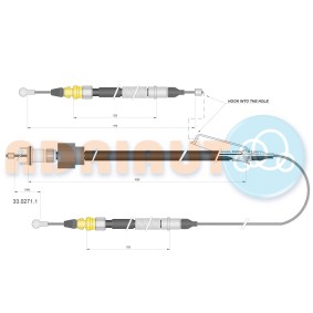 Compre Cable de freno de mano de ADRIAUTO online para Meriva B Monospace (S10) a precios moderados