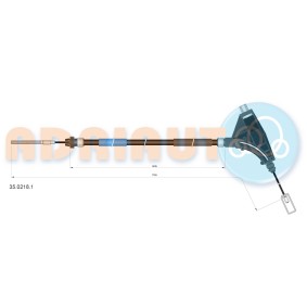 Handbremsseil für PEUGEOT von ADRIAUTO