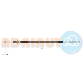 Handbremsseil 41.0284