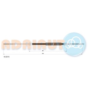 Handbremsseil 45.0215
