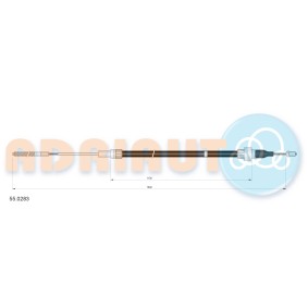 Handbremsseil 55.0283