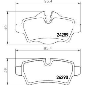 Köp Bromsbelägg av HELLA 8DB 355 031-791 till det låga priset 540,21 kr