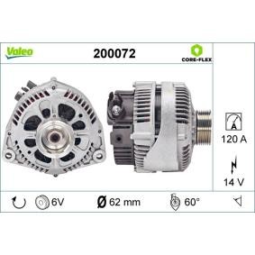 Lichtmaschine 200072 von VALEO günstig für 490,93 € online kaufen