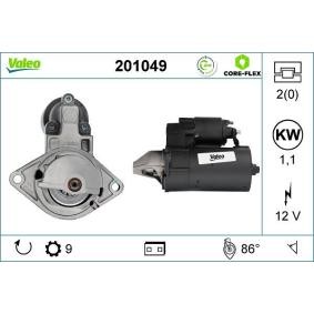 Köp Startmotor av VALEO 201049 till det låga priset 1791,81 kr