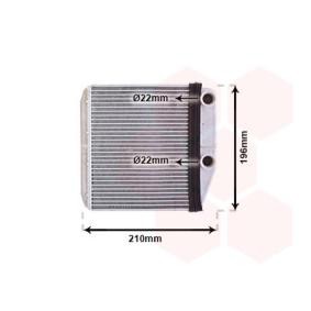 Acquista Scambiatore calore per riscaldamento abitacolo da VAN WEZEL 09006314 a buon mercato per soli 60,50 €