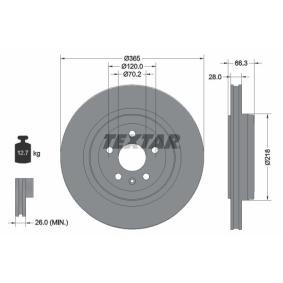 Acquista Disco freno da TEXTAR 92313803 a buon mercato per soli 137,10 €
