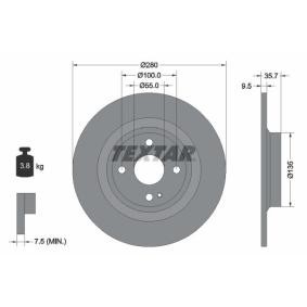Acquista Disco freno da TEXTAR 92320003 a buon mercato per soli 35,84 €