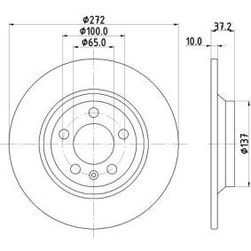 Bremsscheibe für AUDI von MINTEX