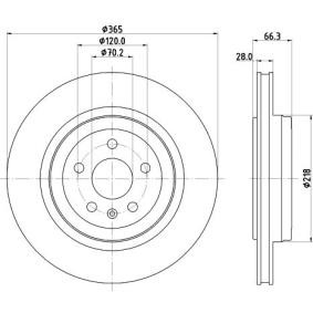 Bremsscheibe MDC2940C für TESLA