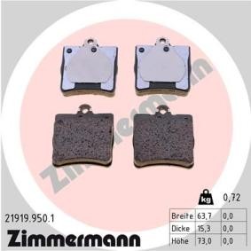 Köp Bromsbelägg av ZIMMERMANN 21919.950.1 till det låga priset 992,37 kr