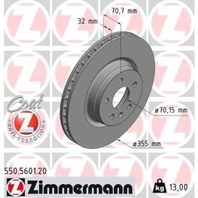 Bremsscheibe für TESLA von ZIMMERMANN