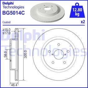 Køb Bremseskive af DELPHI BG5014C til den lave pris 480,37 DKK