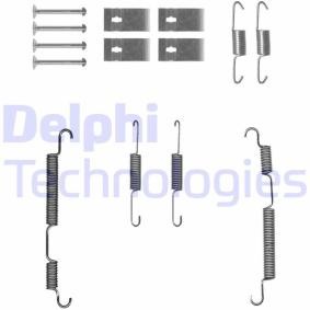 Compre Kit de acessórios, maxilas do travão da DELPHI LY1427 a um preço baixo por 16,21 €