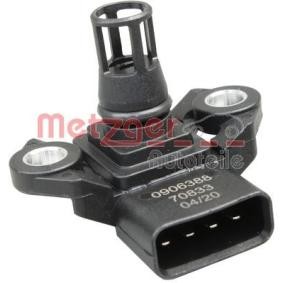 Acquista Sensore, pressione collettore d'aspirazione da METZGER 0906388 a buon mercato per soli 65,59 €