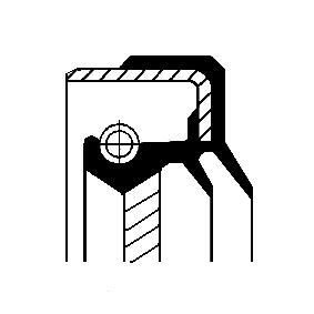 Wellendichtring, Differential 49394392