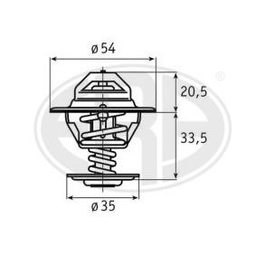 Kühlwasserthermostat von ERA 350153
