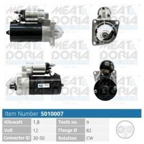 Köp Startmotor av MEAT & DORIA 5010007 till det låga priset 1639,01 kr