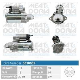 Köp Startmotor av MEAT & DORIA 5010059 till det låga priset 1728,60 kr