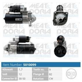 Köp Startmotor av MEAT & DORIA 5010099 till det låga priset 2077,06 kr