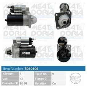 Köp Startmotor av MEAT & DORIA 5010106 till det låga priset 1450,68 kr