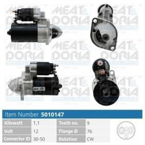 Köp Startmotor av MEAT & DORIA 5010147 till det låga priset 1429,21 kr