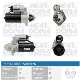 Köp Startmotor av MEAT & DORIA 5010176 till det låga priset 1253,63 kr