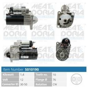 Köp Startmotor av MEAT & DORIA 5010190 till det låga priset 1493,72 kr