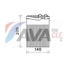 Acquista Scambiatore calore per riscaldamento abitacolo da AVA COOLING SYSTEMS LA6032 a buon mercato per soli 34,53 €
